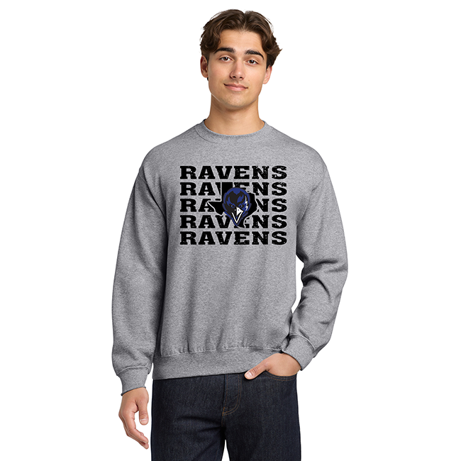 Anthony Repeater Design Fleece Crewneck Sweatshirt