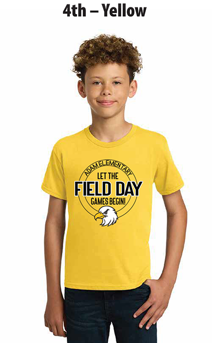 Fourth Grade - Yellow Field Day Shirt
