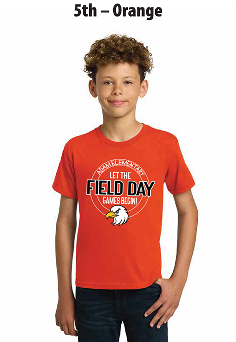 Fifth Grade - Orange Field Day Shirt