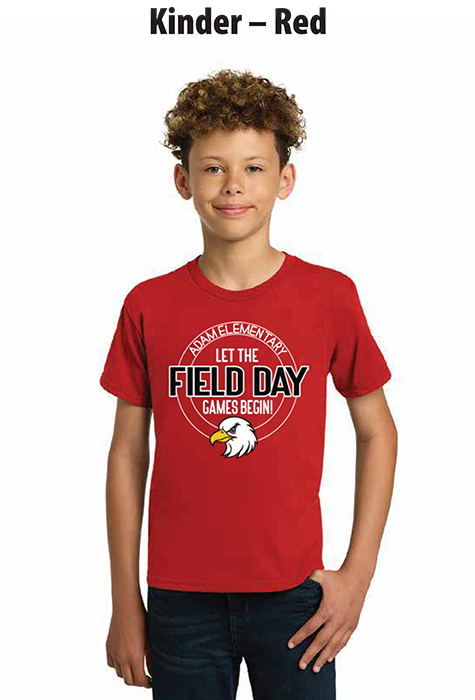 Kindergarten - Red Field Day Shirt