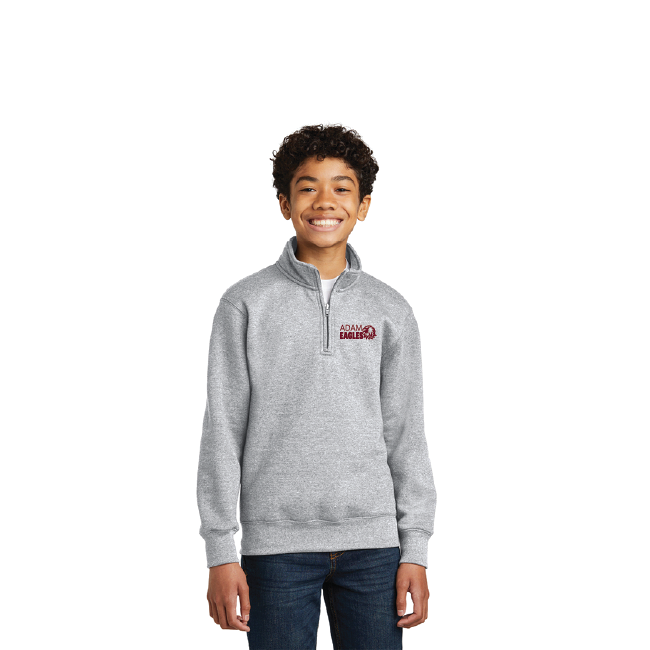 Port & Company Adam Elementary 1/4 Zip - Athletic Heather